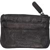 Avirex Collezione Ontario, Piccolo Astuccio in Pelle Vintage con Portamonete, da Uomo, Colore Nero