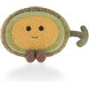Apricot Lamb Fresco melone di Cantaloup peluche per bambini, morbido e carino, per bambine e ragazzi, soffice, melone di cantaloup, frutta, cibo, verde, 18 cm