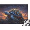 6N2X9A4S Tartaruga Gigante Puzzle 1000 Pezzi Gioco di Puzzle 1000 Pezzi Carta per Adulti Scena Notturna Sognante Relax Decorazione Casa 38x26cm/1000pcs
