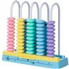 KiBcsLic Pallottoliere per Bambini Robusto e Durevole Strumento di Calcolo Numerico Superficie Liscia Contatore Didattico Verticale per Scuola, Color to 1, 5 Righe