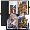 Feifeiya Cartella puzzle con 20 tasche, 1500 pezzi, 26 x 33 cm, colore | Raccoglitore portatile con maniche trasparenti, supporto antipolvere per pezzi finiti, organizer per puzzle da 1500 pezzi