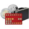 LINDNER Das Original Grande valigetta numismatica da collezione con 8 vassoi portamonete per 320 monete oppure capsule per monete fino a 34 mm Ø