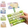 Generic Giocattolo Fidget della tastiera a 26 tasti, Clicky Clickies Keyboard | Clicky Keyboard Fidget Toy Portachiavi per adulti; Cremoso e silenzioso sollievo dallo stress Clicker per adulti