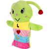 HAPINARY Marionetta da Mano per Bambini a Forma di Bruco in Peluche Colore Chiaro, Morbida e Confortevole, Stimola L'immaginazione, Giocattolo Interattivo per Compleanno o Festa