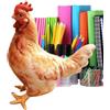 Jingmiger Peluche a forma di gallina, 40 cm, realistico, morbido, divertente, cuscino | Peluche per bambini, adulti, donne, cameretta dei bambini, tavoli, casa, scuola, ufficio, libro