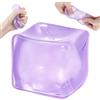Gigquake Cube Squishy Fidget Toys, giocattolo da schiacciare con faccine intercambiabili di cane, palla antistress per adulti e bambini, per alleviare lo stress, alleviare l'ansia, giocattolo antistress