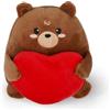 Legami - Peluche Plush Super Soft!, Tema Teddy Bear, Formato Mini, con Carta d'Identità personalizzabile, Sta in Piedi da Solo, 14x15x12 cm