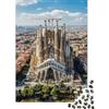 VNXTPQLKWMDJ Cattedrale Gotica Panorama Cittadino Puzzle 1000 Pezzi Carta Puzzle per Adulti Relax Decorazione Casa Interazione Familiare 38x26cm/1000pcs