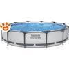 Bestway Piscina Rotonda Steel Pro Max (Ø366x76cm) con Pompa a Filtro Art. 56416 - Steel Pro Max (Ø366x76cm)