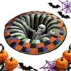 Générique Tappeto Zona Halloween Carpette Rotondo Con Illusione Ottica 3D | Tappeto Halloween 3D Per Esterno Patio Portico Balcone Ingresso Casa E Camera Da Letto