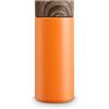ONCCI 300 ML piccolo thermos in acciaio inox 316 piccola bottiglia d'acqua con isolamento sottovuoto per bevande calde e fredde, senza BPA (arancione)