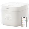 TOKIT Cuociriso Piccolo 1,6 L, CuocirisoElettrico MI HOME | CuocirisoRiso Portatile 1‑3 Persone 9 Funzioni e Timer 24 h, Interno in Ceramica Antiaderente per Uso Domestico