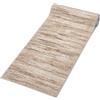 Mazovia Tappeto Runner Corridoio 70x150cm Crema Astratto Pelo Corto | Tappeto Runner Cucina Camera da Letto Beige Riscaldamento a Pavimento Venduto al Metro Anallergico Robot Aspirapolvere