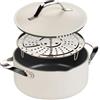 Rosmarino Chef's Choice - Pentola multifunzione 24 cm, in alluminio forgiato, ILAG Swiss Crystal Ceramica, adatta a induzione