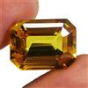 Naturale 32.90 KT Mogok Giallo Painite Smeraldo Taglio Certificato Loose Gemma