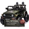 TOYSCAR electronic way to drive Auto Elettrica per Bambini Jeep Toyota Fj Cruiser 12V Ruote in Gomma Full Option