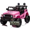 TOYSCAR electronic way to drive Auto Elettrica per Bambini Jeep Toyota Fj Cruiser 12V Ruote in Gomma Full Option