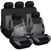 YFQAZXSW Coprisedili for auto for mercedes-benz W639 Vito/Viano | Acqua for protezioni for sedili resistenti e facili da pulire, accessori for auto(Grey-5Seats)