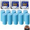 Zerabidpro Confezione da 100 pastiglie di lavavetri effervescenti per parabrezza auto, detergente potente per vetri, finestre e piastrelle, 4 litri per tablet, ecologico