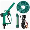 Taurion Pompa diesel 12 V: pompa diesel elettrica autoadescante con tubo da 5 m, pompa per olio combustibile autoadescante 100 W per diesel, cherosene, acqua, 30 LMP