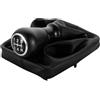 LADPZJNW Leva Pomello Cambio Pomello Cambio Manuale 5 Marce Cuffia Per Peugeot Per 206 2005-2008 Per 207 2008-2013 Nero Leva