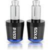 OMELUS Accessori Manubrio Per SUZUKI GSXS750 GSXS1000 GSX-S 750 1000 GSX S 2015 2016 2017 2018 Moto Mano Bar End Manopole Cap(Blue)