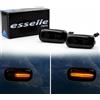 Esselle Parts Coppia Frecce Laterali Nero Fumé Progressive Dinamiche A Led per Dacia Duster MK1, Lodgy, Dokker, Plug and play Canbus nessun errore