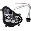cantondz 1xPresa lampadina esterna sinistra fanale posteriore + Spina Supporto pannello luce posteriore con Connettore Compatibile con BMW Serie 3 316 320 328 F30 F35 2013-2015 63217313043