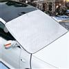 Lyivisk Copertura parabrezza auto parasole 145 x 110 cm universale copertura auto senza magneti per parabrezza, protezione solare in estate e antigelo in inverno, impermeabile pieghevole