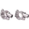 ICTRONIX Coppia Universale 10 mm Moto Specchio Specchietto Titolare Adattatori Supporto per 25mm Manubrio