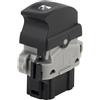 Flydida Interruttore alzacristalli elettrico anteriore destro di ricambio per Renault Clio III 2005-2014 6 poli passeggero pulsante alzacristalli 8200214936