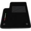 Somer Car Tappetino Auto SOLO LATO GUIDA 1pz compatibile con Fiat Freemont 2011-2016 | 1 tappeto su misura in moquette, bandiera Italia