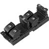 WLNWERDPKK Interruttore Alzacristalli per Passat B5 per Golf 4 per Jetta MK4 1J4959857B Pannello Finestra Interruttore di Controllo Principale(Child Lock)