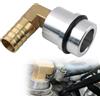 VVORHSBELL Adattatore per sfiato carter billet compatibile con VW Audi Seat 1.8T 20V sostituisce OEM 06A103213F PCV kit di aggiornamento con barb da 19 mm e guarnizione in gomma, alluminio