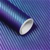 Lypumso Pellicola adesiva 3D effetto camaleonte blu-viola effetto fibra di carbonio,rotoli di pellicola autoadesiva per auto fai-da-te,adesivi per interni ed esterni auto con cambio colore,30cm x 1.5m