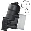 GELUOXI Alloggiamento filtro olio con radiatore 03L115389G/B/C/H 1.6/2.0TDI | Sostituisce l'alloggiamento in plastica difettoso. Include guarnizioni e filtro. Per VW Golf, Passat, Touran, A3, Seat, Skoda