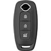 Chaexii Custodia in silicone per chiave auto Nissan | Custodia protettiva per chiave a 3 tasti per Nissan X-Trail T33 Kicks Qashqai J12 Juke Teana Altima Ariya