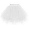 Bridesmay Gonna in Tulle Vintage Anni '50 per Donna - Sottogonna Rockabilly, Gonfia, Elastica in Vita, Perfetta per Feste, Halloween, Danza e Occasioni Speciali