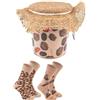 Rainbow Socks - Donna Uomo - Coffee in Barattolo Calzini Fantasia - 2 Paia