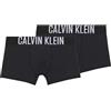 Calvin Klein Boys 2PK TRUNKB70B700509 Trunk, Black, 12-14 Years