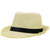 CLSSLVVBN Cappello di paglia a Per tesa larga Sun At Bay per un look estivo elegante Cappello da spiaggia semplice Cappello da sole Accessorio estivo leggero e traspirante