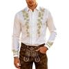 Generico Camicia Uomo Oktoberfest Stampata Manica Lunga Casual | Grafica Birra Bavarese, Stile Festa Monaco, Look Divertente, Tempo Libero, Eventi