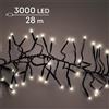 KAEMINGK Lumineo Cluster Twinkle Luci Natale LED 3000 LED 28 m