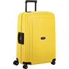 Samsonite S'Cure Trolley da stiva, 69 cm | Giallo Rinnovato, trolley rigido, 69H x 49W x 29D cm, 79 L, 4.2 kg, con lucchetto TSA e maniglia trolley multi-stadio