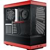 HYTE Y40 Red Black ATX Midi Tower Gaming Case rosso/nero, finestra laterale