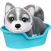 Moose Toys Little Live Pets My Really Real Puppy Mini's - Aurora Husky, Cane giocattolo, 5 anni, Interattivo, Con suono, AAA