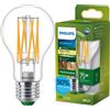 Philips Lampadina LED E27 A60 5,2 W = 75 W 1095 lm 212 lm/W 2700 K Calda 300° CLASSE A Dimmerabile UltraEfficient Philips