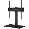 Unyqoos Supporto girevole ±45° per TV Unyqoos®, adatto per schermi LCD/LED/OLED/Plasma (piatti e curvi) da 26 a 55 pollici, regolabile in altezza, con capacità di carico fino a 40 kg, compatibile con standard VESA fino a 400x400 mm, realizzato in vetro …