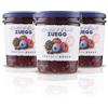 Zuegg, Confettura Extra di Frutti di Bosco I Frutteti di Oswald Zuegg | Contiene 50% di Frutta ogni 100 Grammi, Naturalmente Senza Glutine, Prodotto Vegano (3 x 320 grammi)