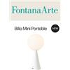 FontanaArte Fontana Arte Bilia mini base bianca RICARICABILE